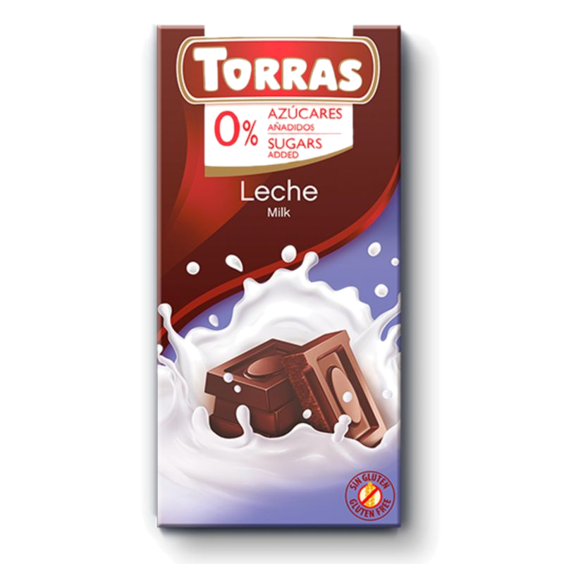 Chocolate Con Leche Torras Sin Azúcar 75 G