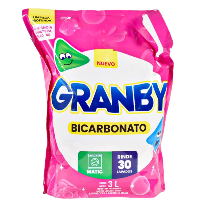Detergente Líquido Granby Rosas 3 L