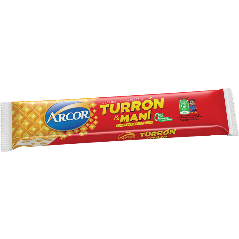 Galleta Oblea Arcor Turrón Y Maní 25 G