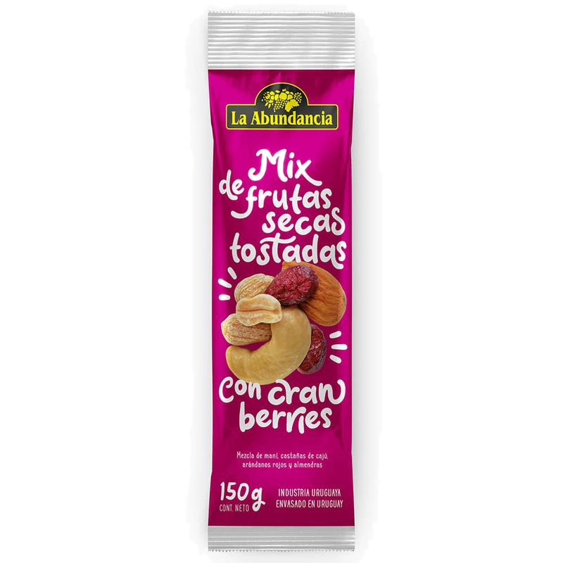 Mix Frutos Secos La Abundancia Sin Sal 150 G