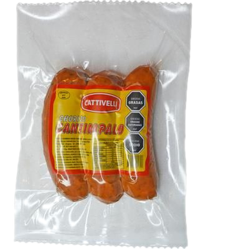 Chorizo Cantimpalo Al Vacío Cattivelli 3 Unidades