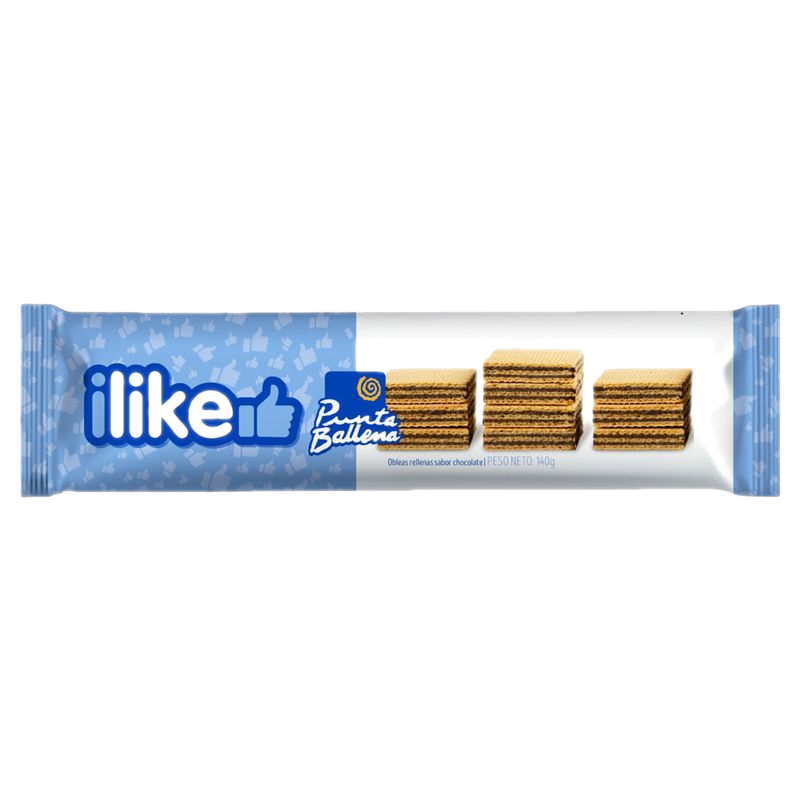 Obleas I Like Punta Ballena Chocolate 140 G