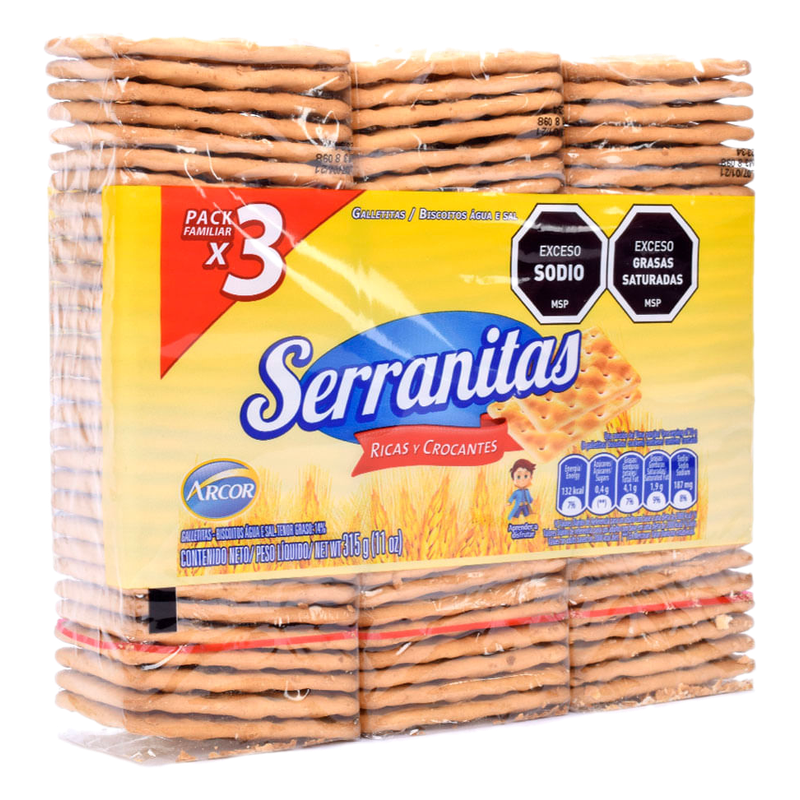 Galleta Arcor Serranitas 315 G