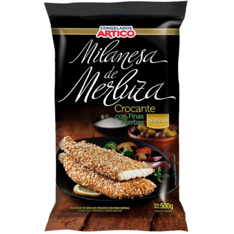 Milanesa Crocante De Merluza Ártico 500 G