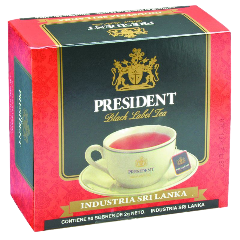 Té President 50 Unidades 100 G