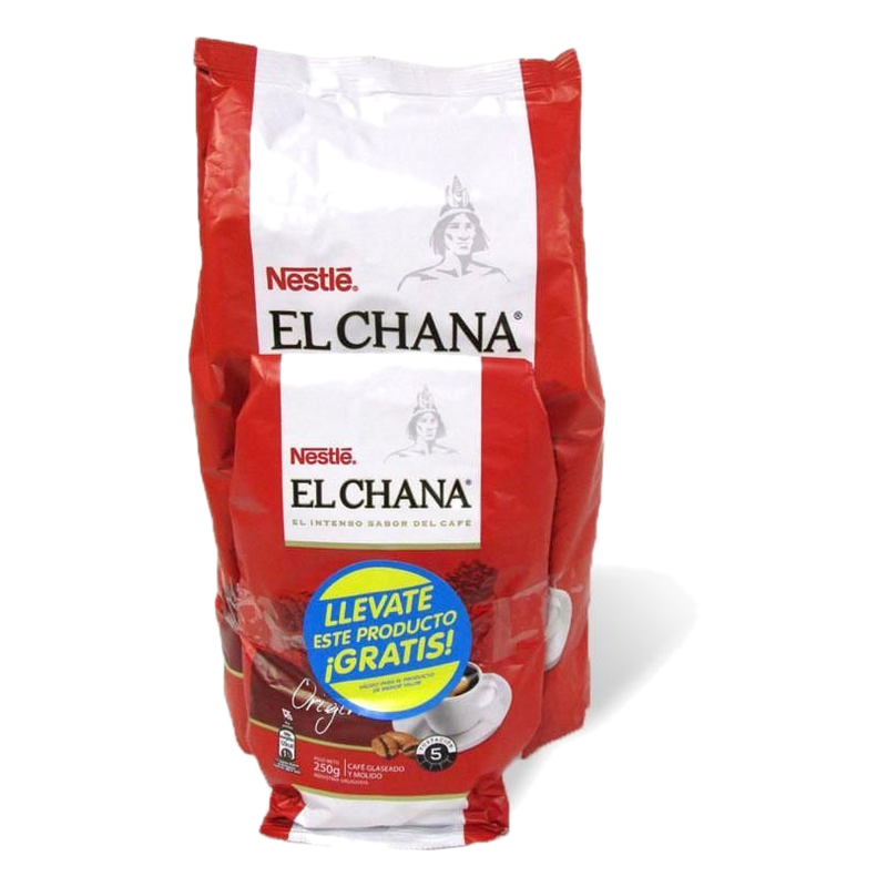 Café Glaseado El Chana 1 Kg + 250 G De Regalo