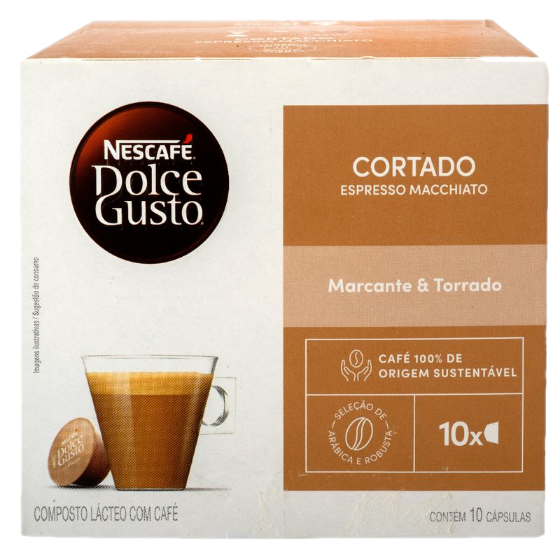 Cápsulas Cortado Dolce Gusto 10 Unidades