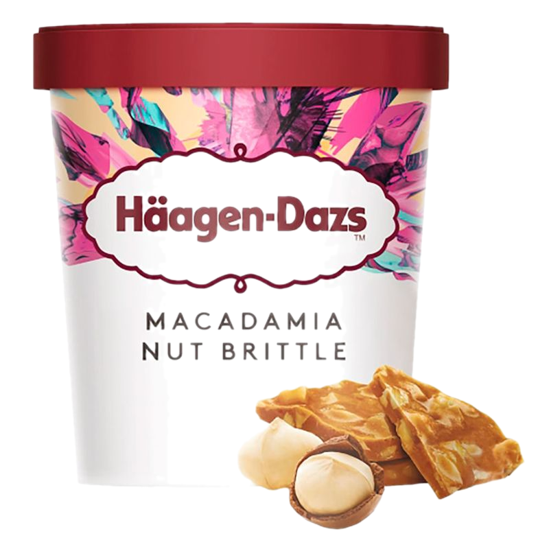 Helado Häagen-dazs Vainilla Con Nueces Vaso 473 Ml