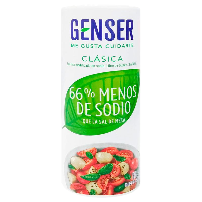 Sal Modificada Genser 66% Menos Sodio 90 G