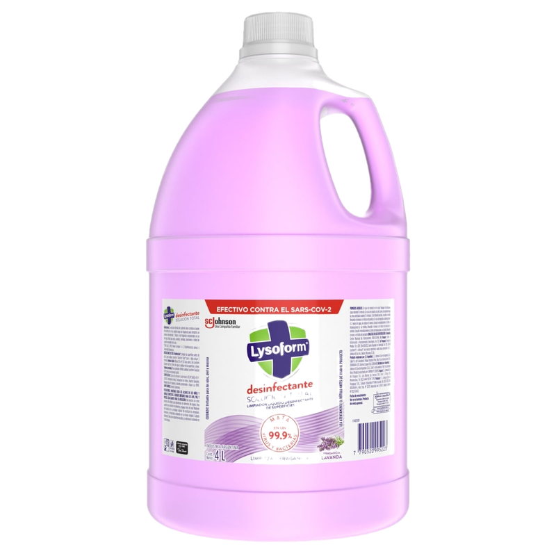 Limpiador Líquido Lysoform Solución Total Lavanda 4 L