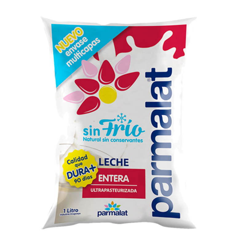 Leche Ultra Entera Sin Frio Parmalat Sachet