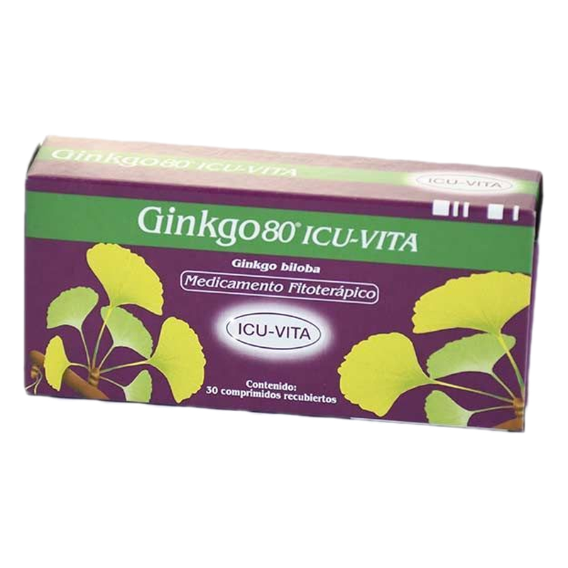 Ginkgo Icu 80 Mg X 30 Comprimidos