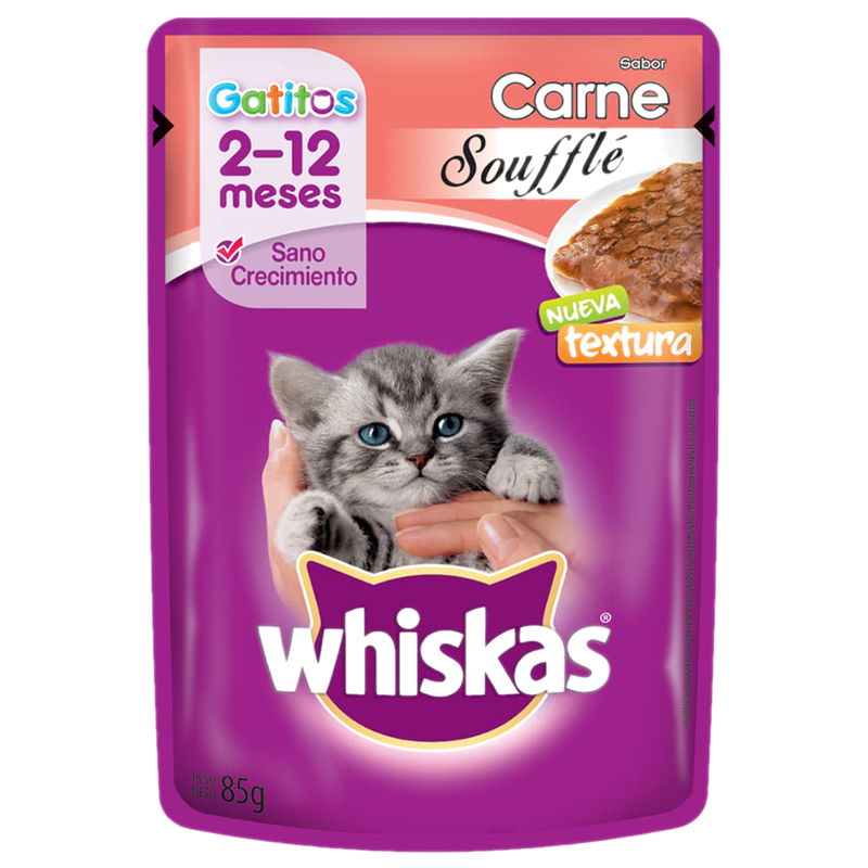 Alimento Para Gatos Whiskas Gatitos Souffle 85 G