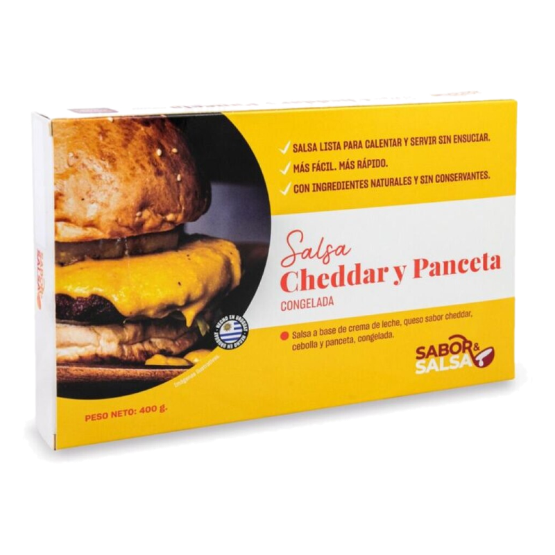 Salsa Cheddar Y Panceta Sabor Y Salsa 400 G