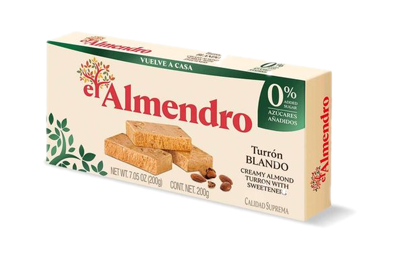 Turrón Blando El Almendro Sin Azúcar 200 G