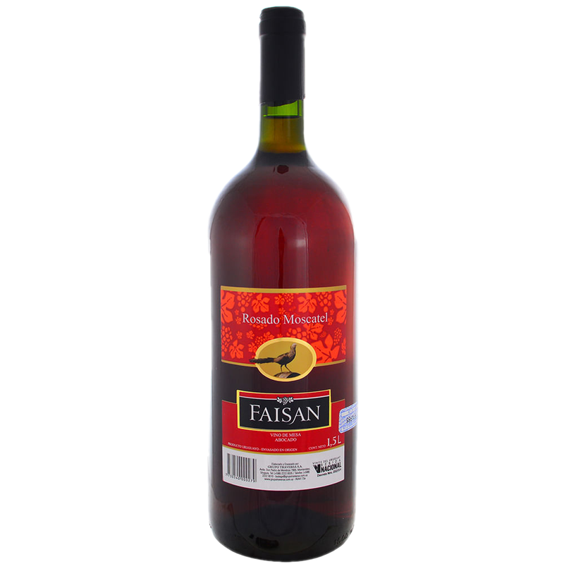 Vino Rosado Moscatel Faisan 1,5 L