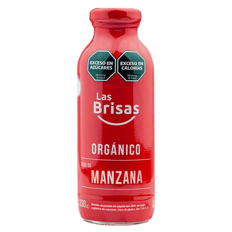 Jugo Orgánico Las Brisas Manzana 330 Ml