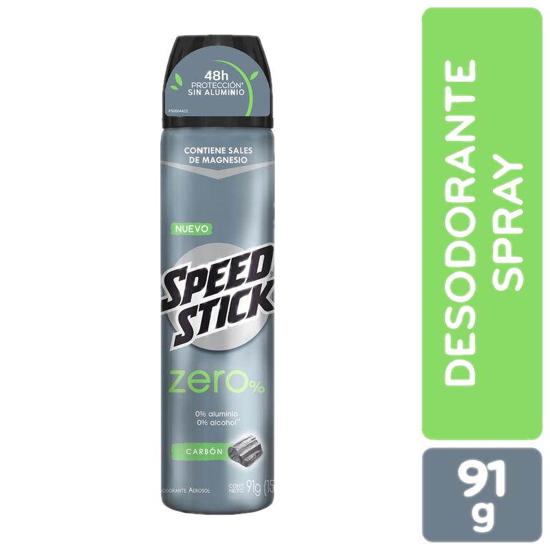 Desodorante Speed Stick Natural Carbon Aerosol 91 G