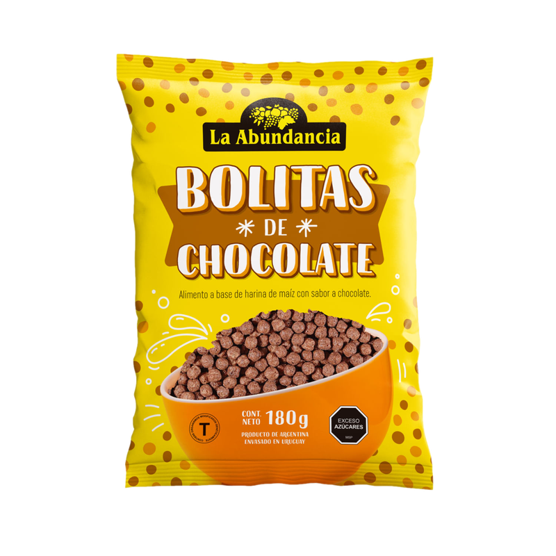 Cereales La Abundancia Bolitas Chocolate 180 G