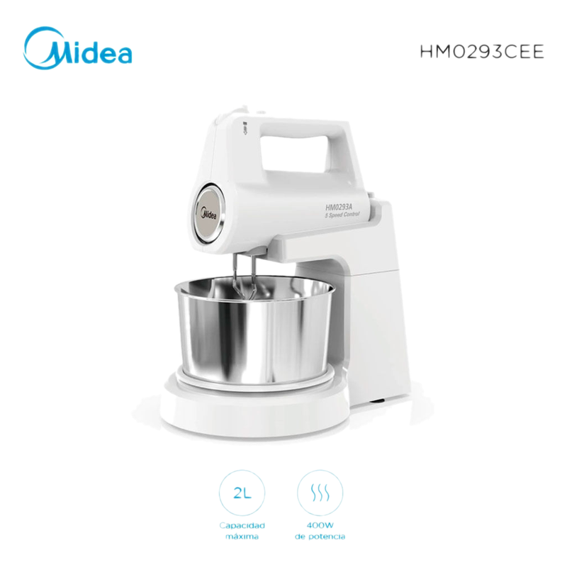 Batidora De Mano Con Soporte Midea Hm0293cee