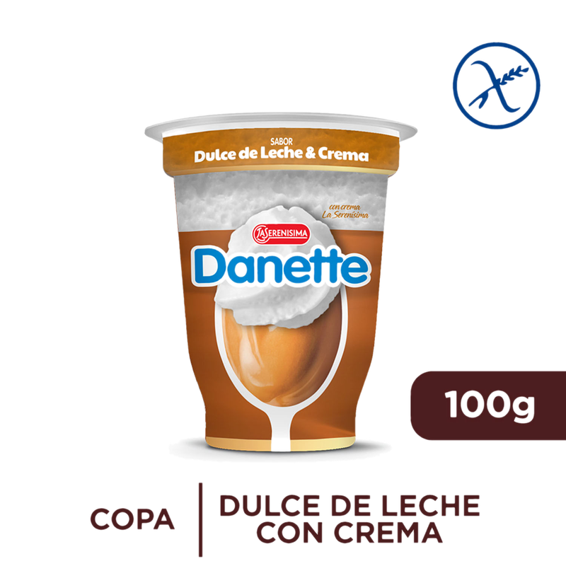 Postre Danette Copa Chocolate C/crema 100 G