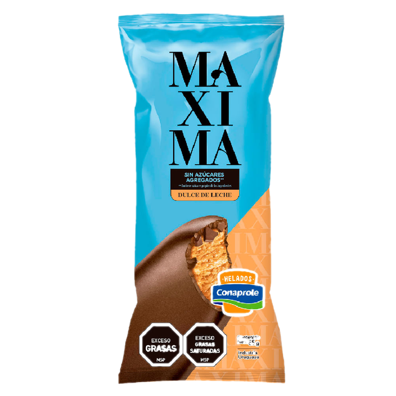 Helado Conaprole Máxima Dulce De Leche Sin Azúcar 65 G
