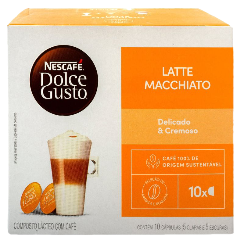 Café Nescafé Dolce Gusto Latte Macchiato 10 Unidades