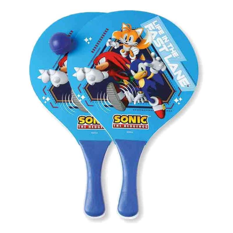Set Paleta Ping Pong + Pelota Sonic