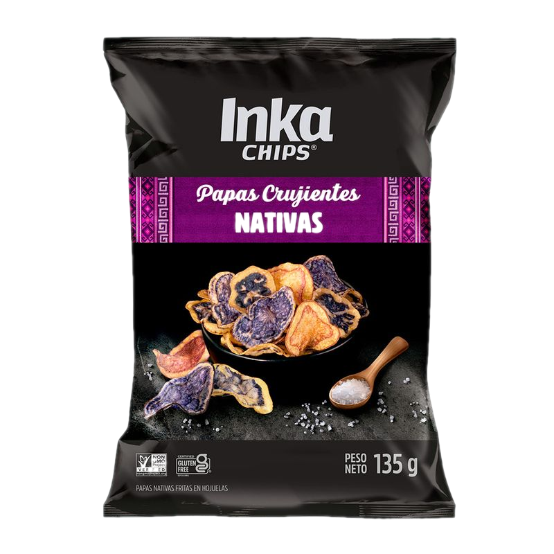 Papas Con Sal De Mar Nativas Inka Chips 135 G