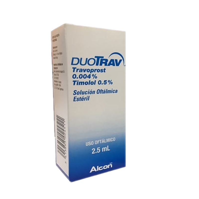 Duotrav 0.004%/0.5% Solución Oftálmica 2.5 Ml