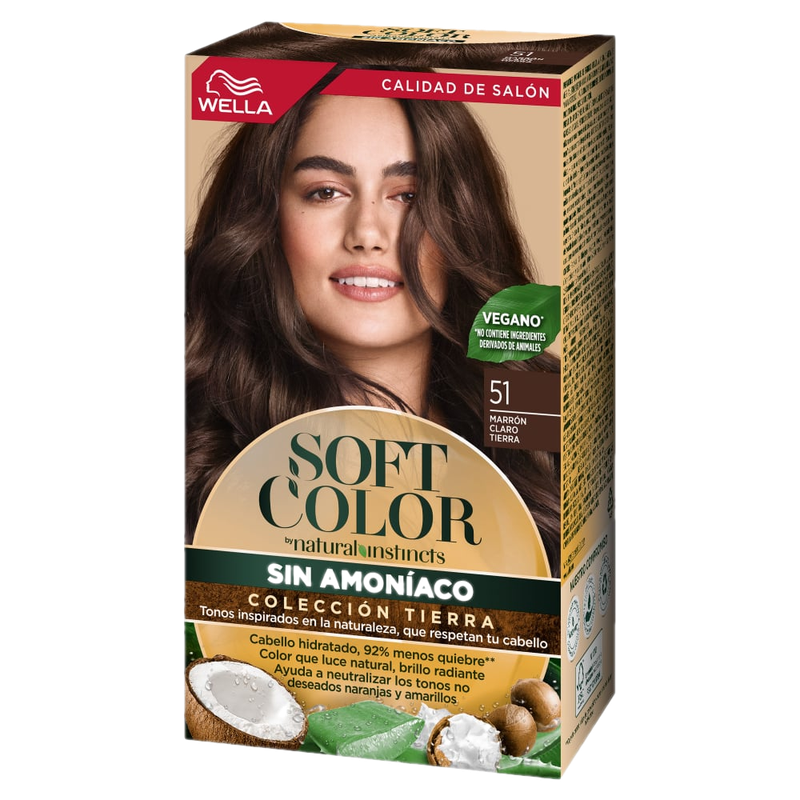 Tinta Soft Color N°51 Marrón Claro Tierra