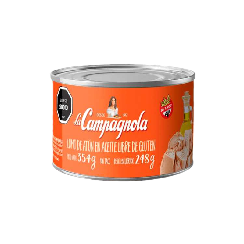 Atun La Campagnola Aceite Lomito 354 G