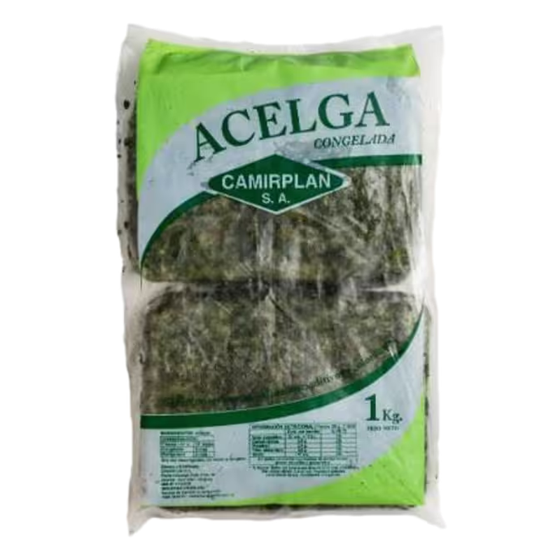 Acelga En Bloque Camirplan 1 Kg
