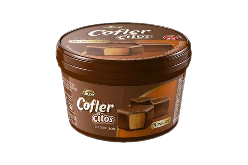 Helado Bomboncitos De Dulce De Leche Cofler 18 Unidades 180 G