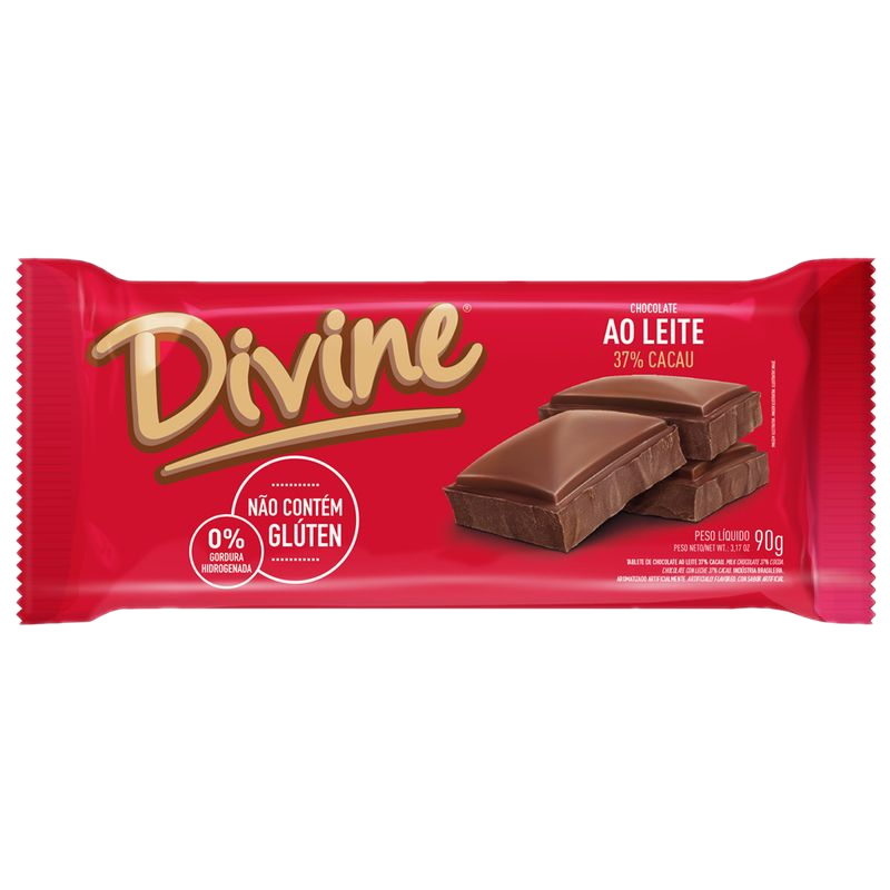 Chocolate Divine Leche 90 G
