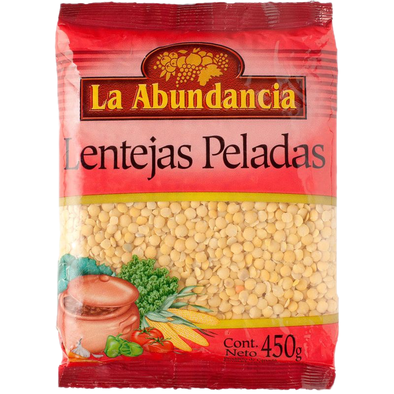 Lentejas Peladas La Abundancia 450 G