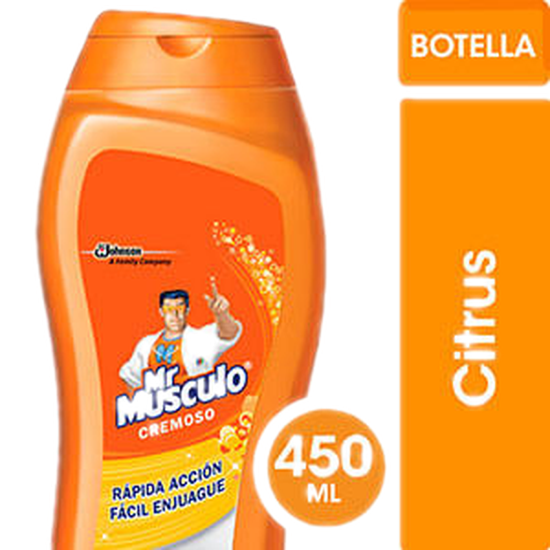 Limpiador Mr Musculo Crema Citrus 450cc