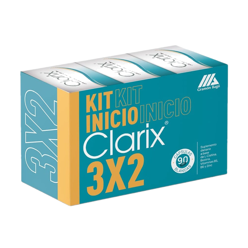 Suplemento Clarix Kit Inicio 3 Unidades