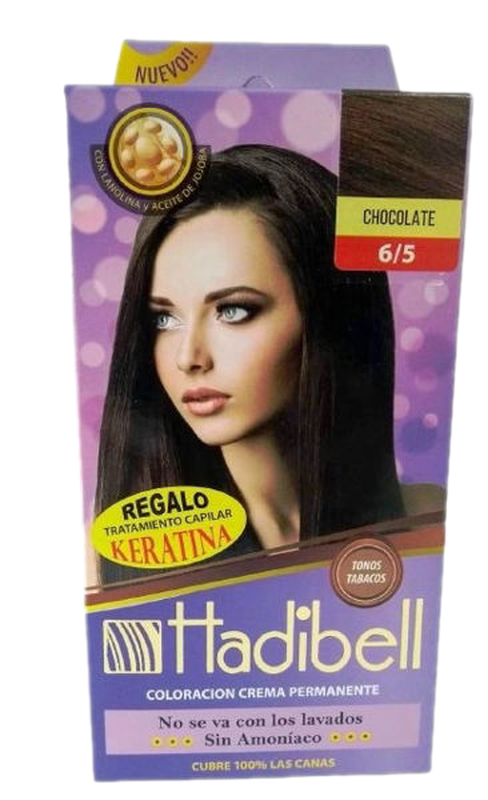 Hadibell Tinta Sin Amoniaco Chocolate Nª6.5