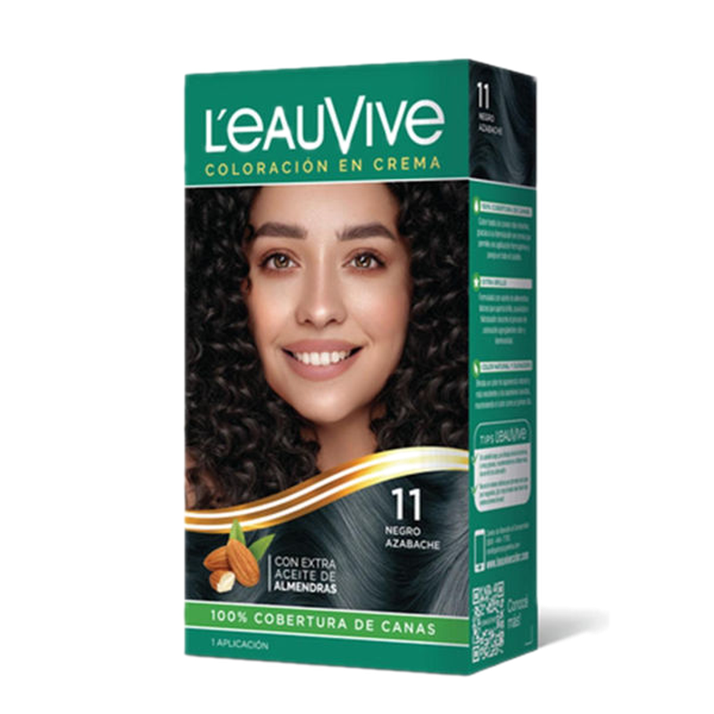 Leau Vive Tinta Kit Nº11 Negro Azulado