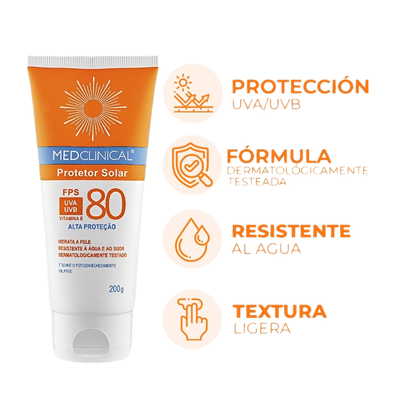 Protector Solar Medclinical Fps80 200 G