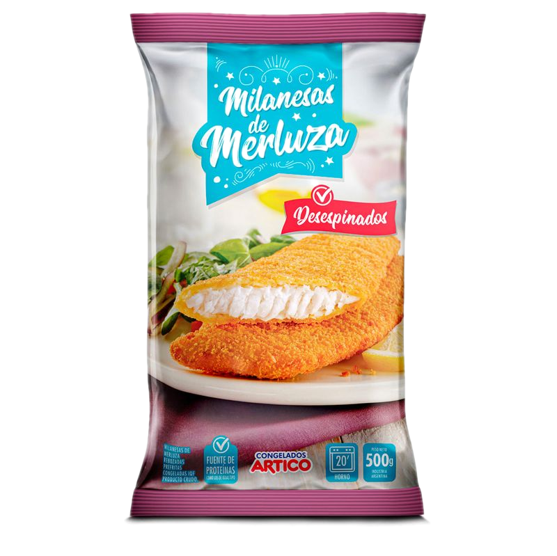 Milanesas De Merluza Artico 500 G