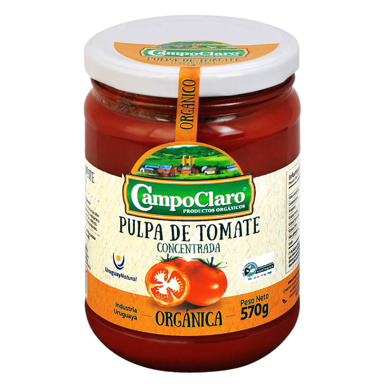 Pulpa De Tomate Campoclaro Concentrada Organica 570 G