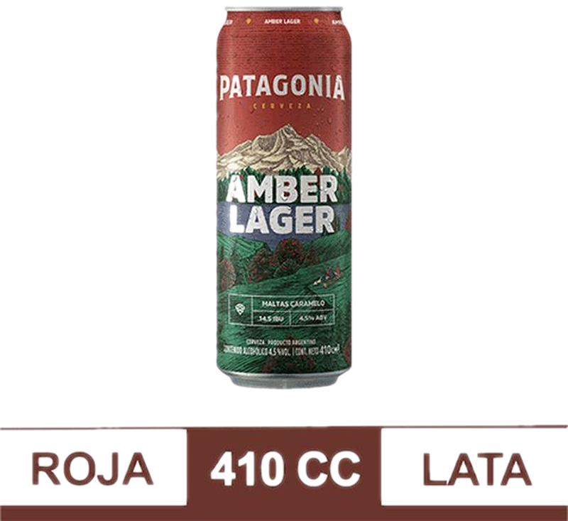 Cerveza Patagonia 410 Ml Amber