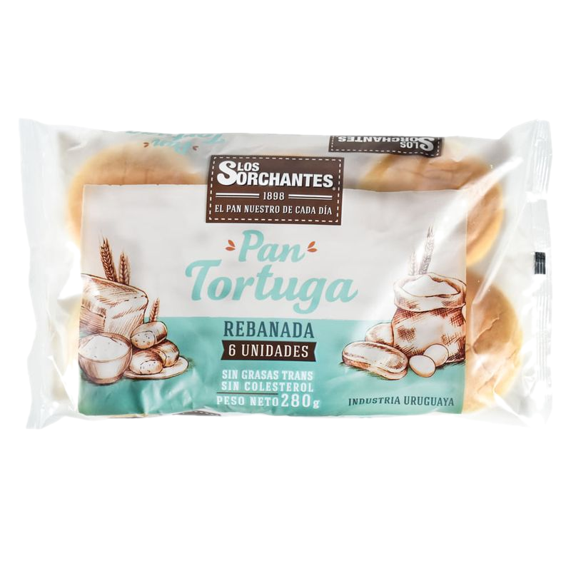 Pan Tortuga Los Sorchantes 6 Unidades