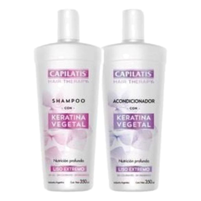 Shampoo Capilatis Keratina Sin Sal + Acondicionador 350 Ml