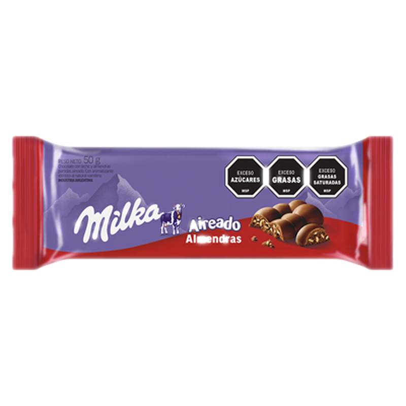 Chocolate Milka Leger Almendras 45 G