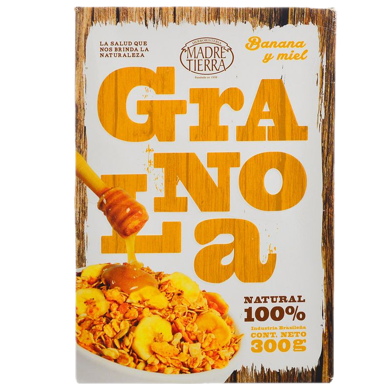 Granola Madre Tierra Banana Con Miel 300 G