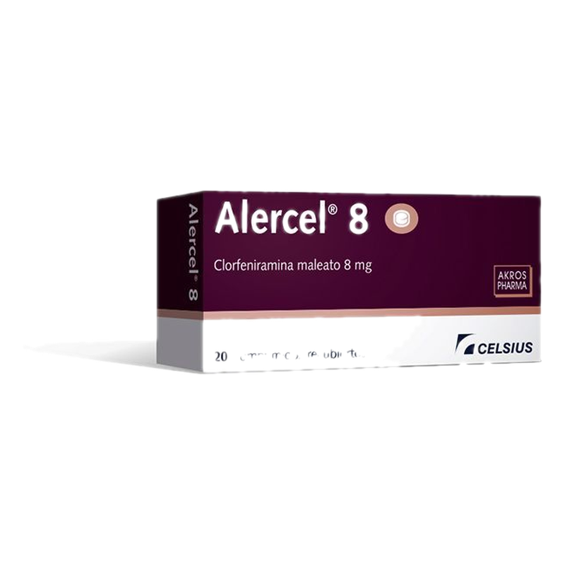 Alercel 8 Mg X 20 Comprimidos