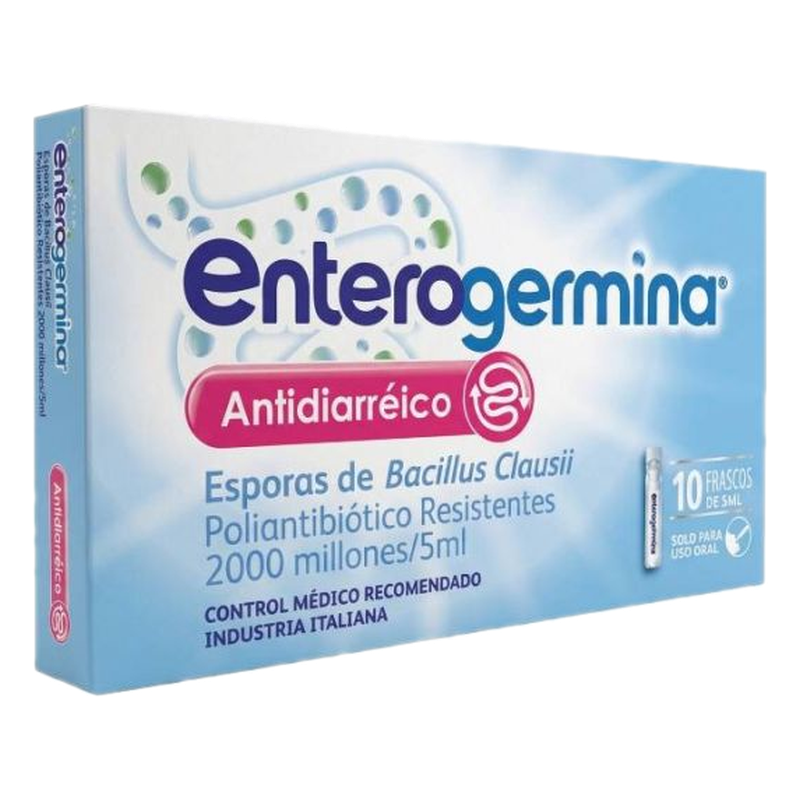 Enterogermina Suspensión 5 Ml 10 Frascos